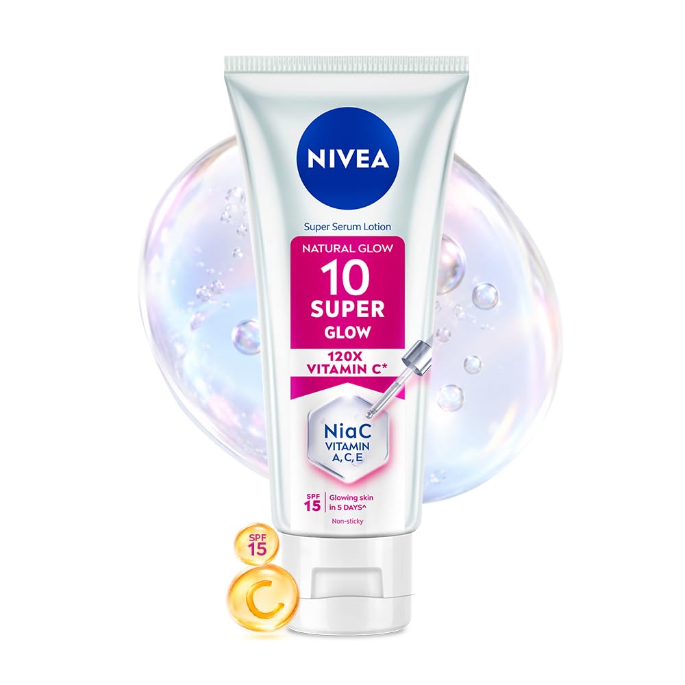Nivea Super 10 Glow Serum Body Lotion Spf 15 Niacinamide Moisturizer 170Ml