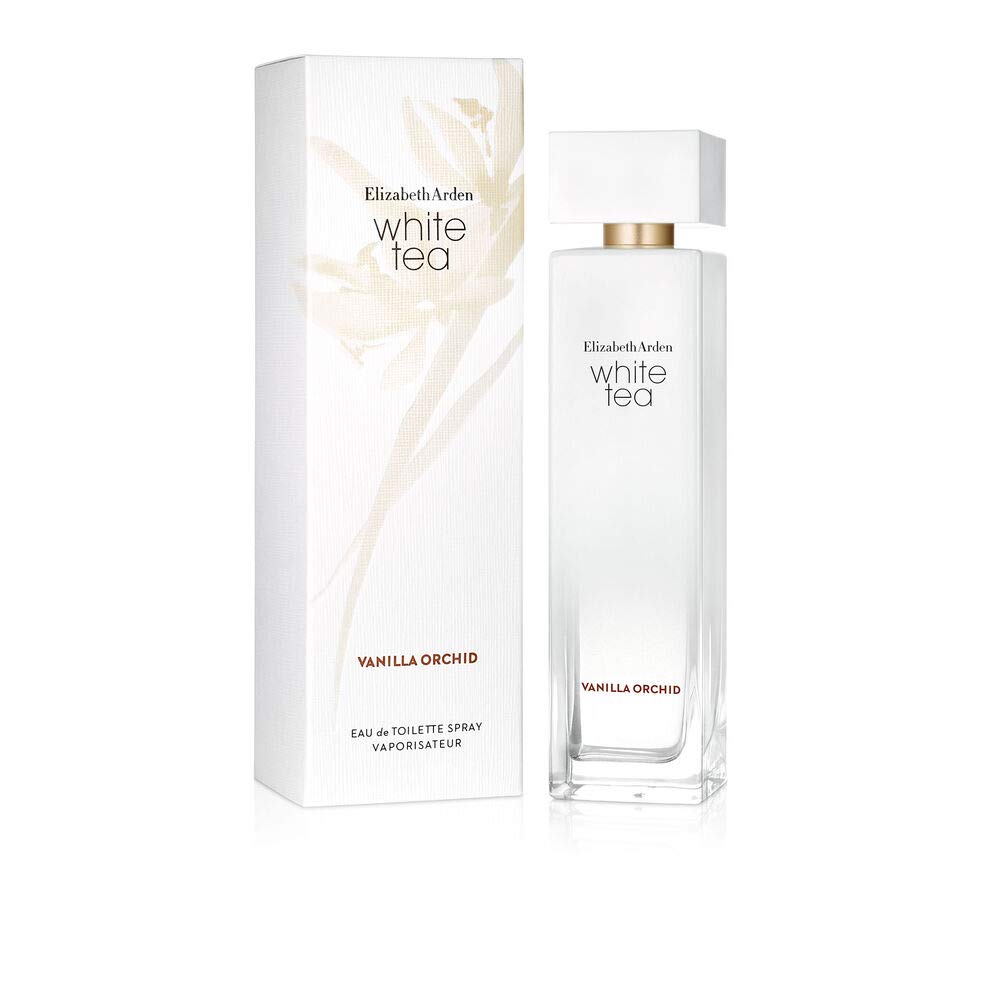 White Tea by Elizabeth Arden, Womens Perfume, Eau de Toilette Spray, Vanilla Orchid, 3.3 Fl Oz