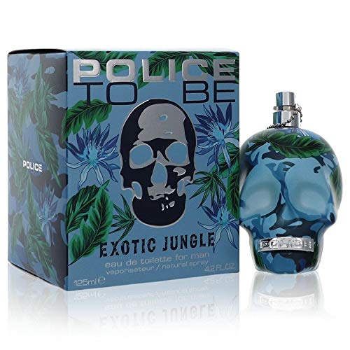 To Be Exotic Jungle For Man By Police - Fragrance For Men - Sparkling Bergamot And Juicy Mandarin - Turns Into A Smooth Wave Of