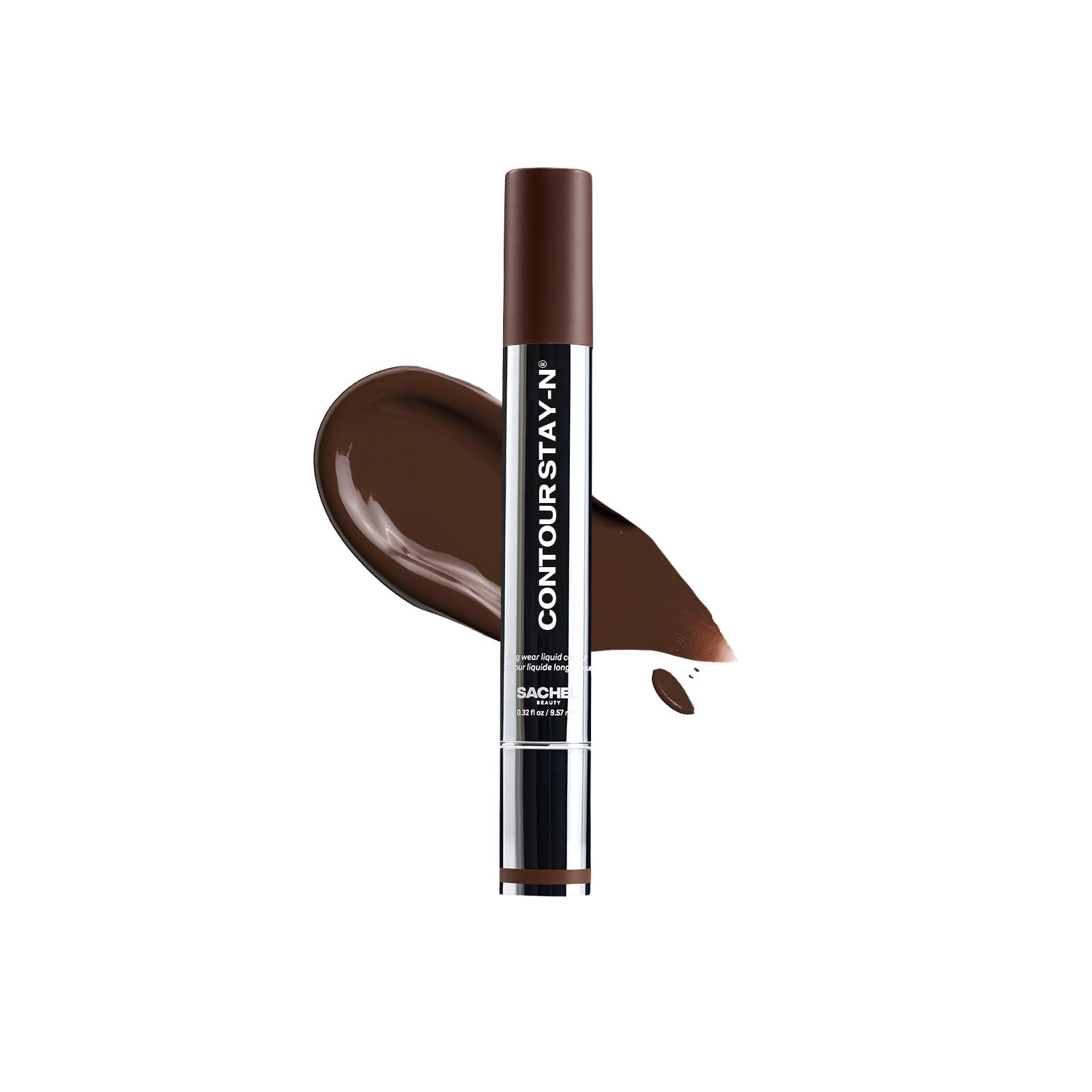 Sacheu Liquid Contour STAY-N Long Wear Bronzer Cream Contour Makeup - Long Lasting, Blendable, & Lightweight Formula (Giving Fie