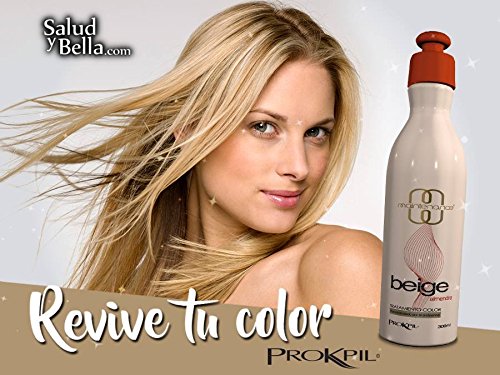 Prokpil Beige Almendra Tratamiento Color | Nuance for Light Blond Hair Beige Color Treatment | Maintenance | Matizante Rubio 10.