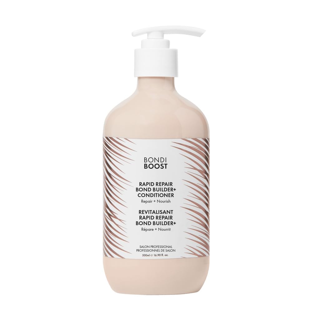 BONDIBOOST Rapid Repair Bond Builder + Conditioner for Damaged Hair [16.90 fl oz], Strengthen + Hydrate + Restores Hair Health w