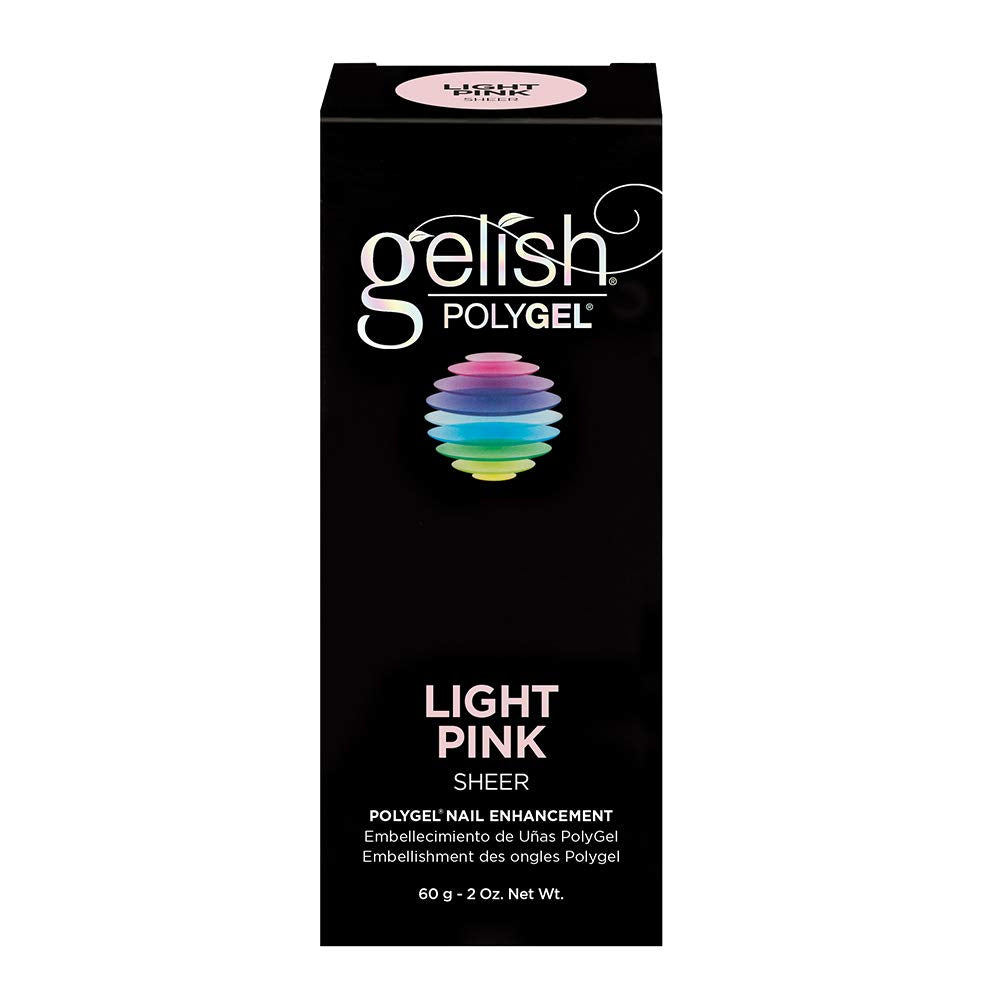 Gelish PolyGel Brand Nail Enhancement, Acrylic Nails, Nail Tips For Acrylic Nails, Acrylic Nail Tips, Light Pink, 2 oz
