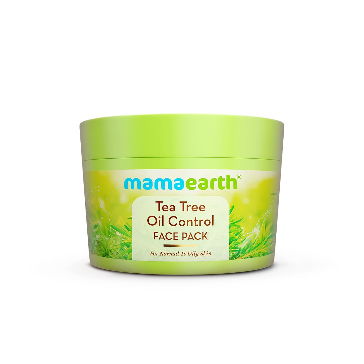 Mamaearth Tea Tree Oil Control Face Pack With Tea Tree & Salicylic Acid For Normal To Oily Skin  200G,DiyLike Texture,Controls