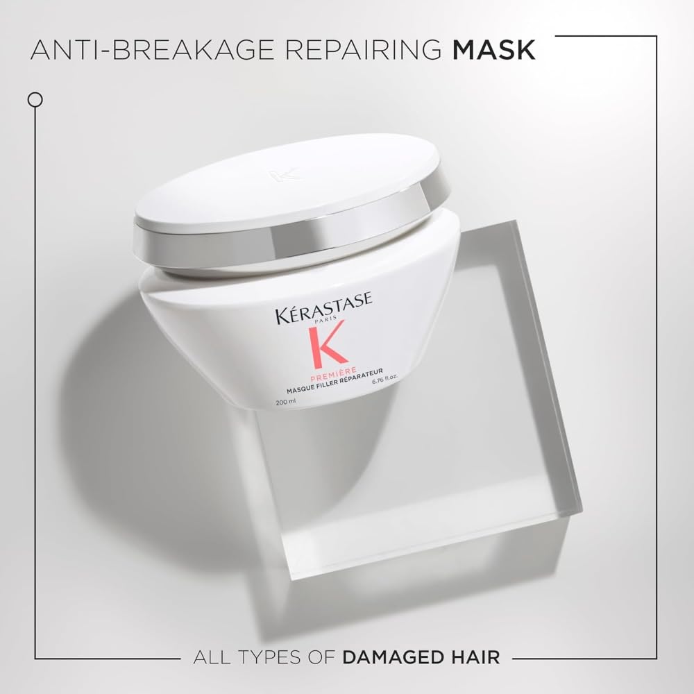 Kerastase Premiere Hair Repair Mask | Intense Hydration & Strengthening | For Breakage & All Damaged Hair Types | Anti-Frizz & S