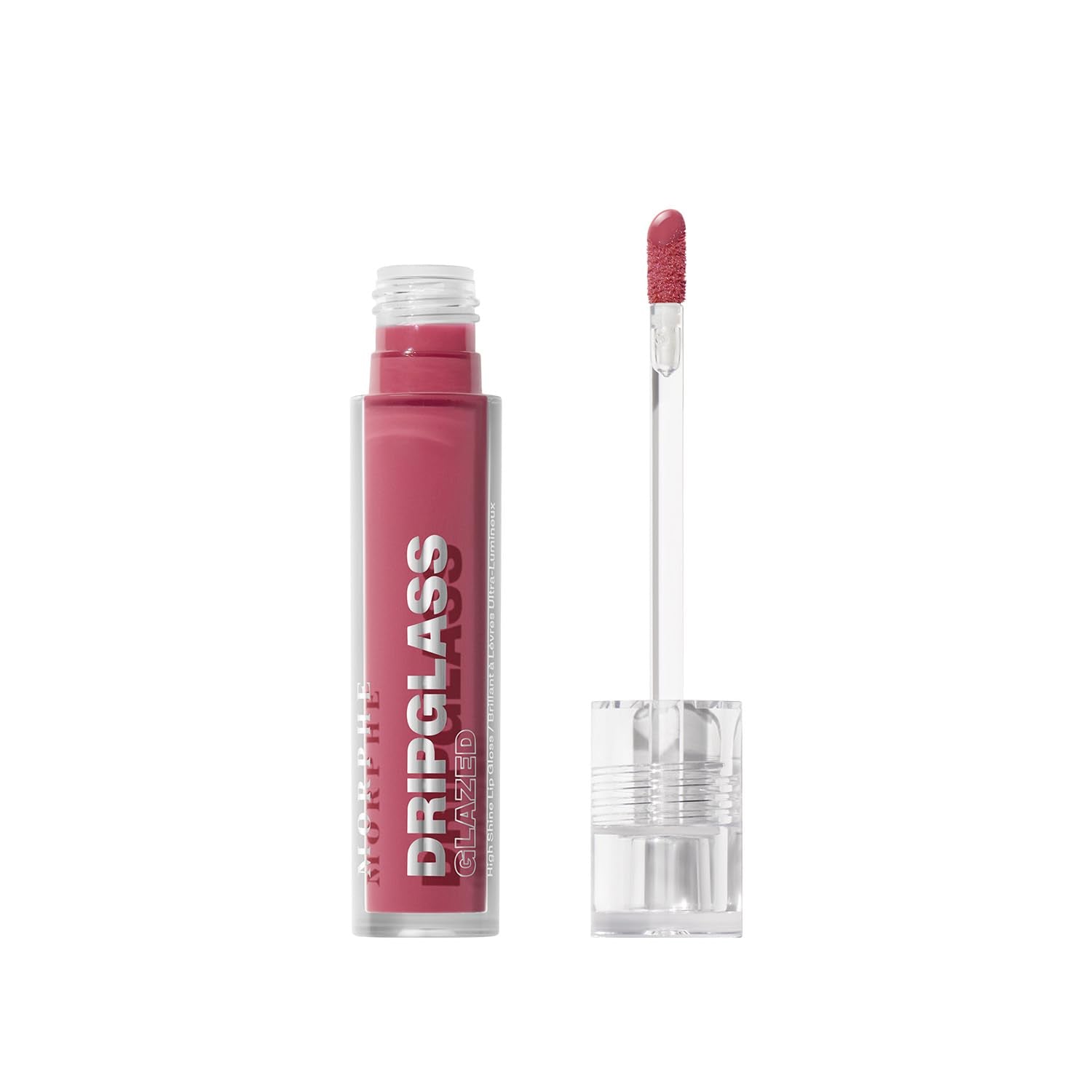 MORPHE Dripglass High Shine Lip Gloss - Semi-Sheer or Full Coverage Lip Color with Glass-Like Shine and Nonsticky Finish - Infus