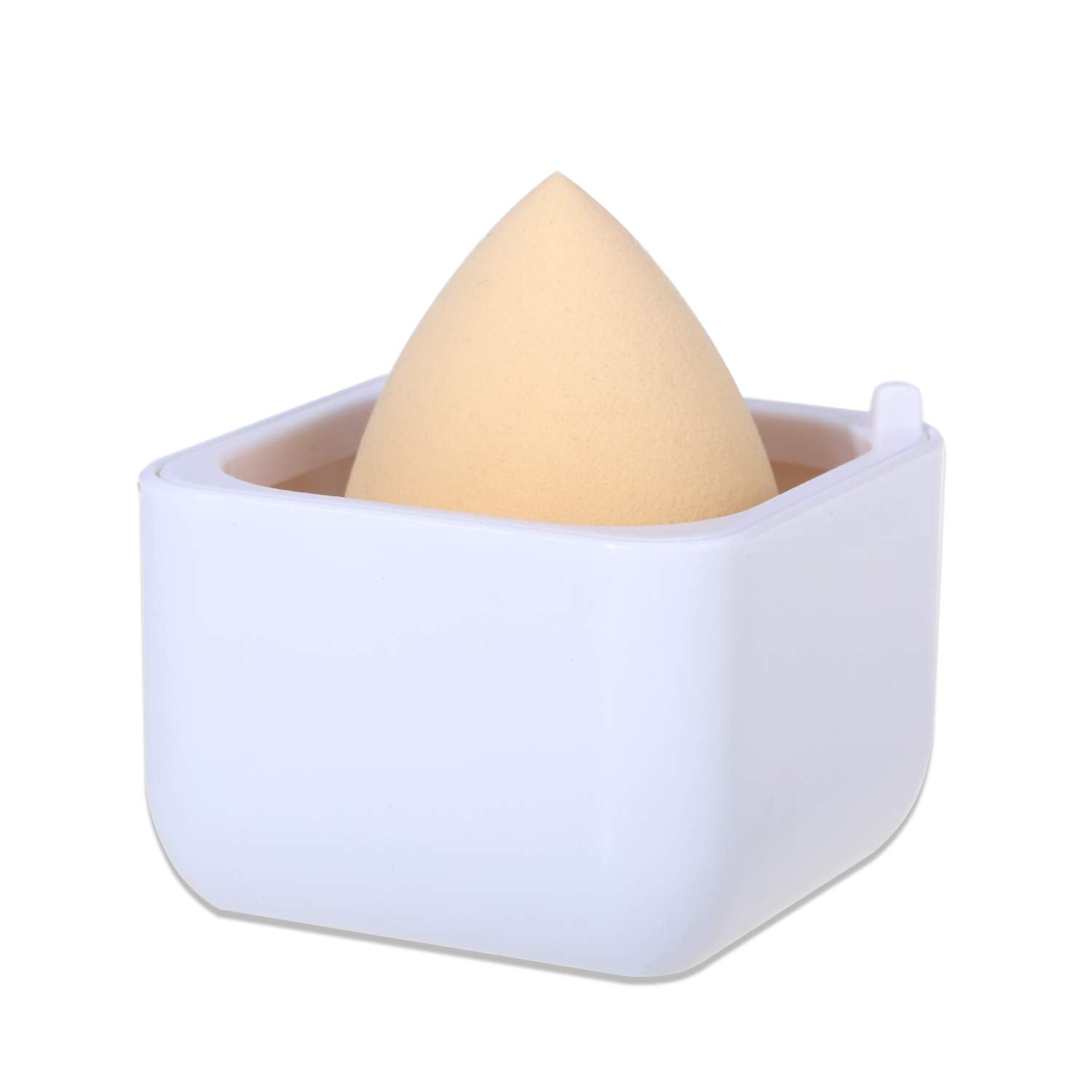 Makeup Sponge Blender Holder Travel Carrying Case Sponge Drying Rack Stand Holder Egg Powder Puff Drying Shelf Cute(NO SPONGE IN