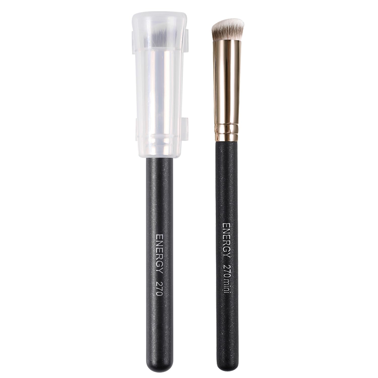 ENERGY Foundation Brushes for Liquid Makeup Small Dense Makeup Brushes for Foundation Concealer Eye Setting Powder Buffing Blend