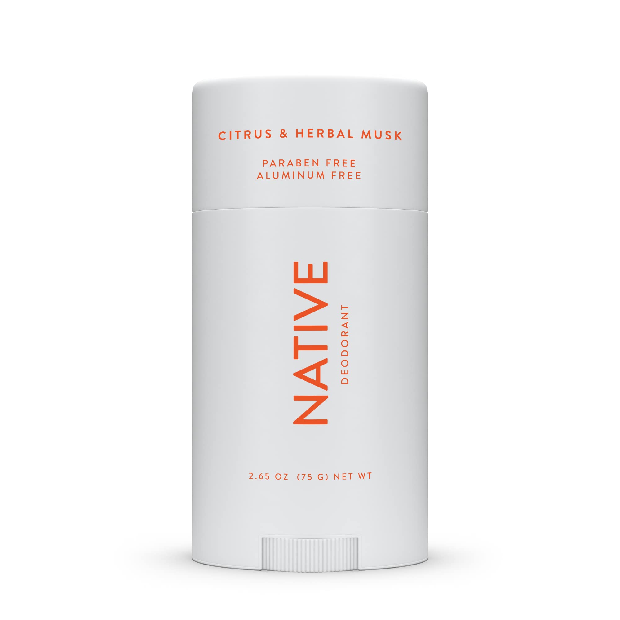 Native Deodorant | Natural Deodorant for Men, Aluminum Free with Baking Soda, Probiotics, Coconut Oil and Shea Butter | Citrus &