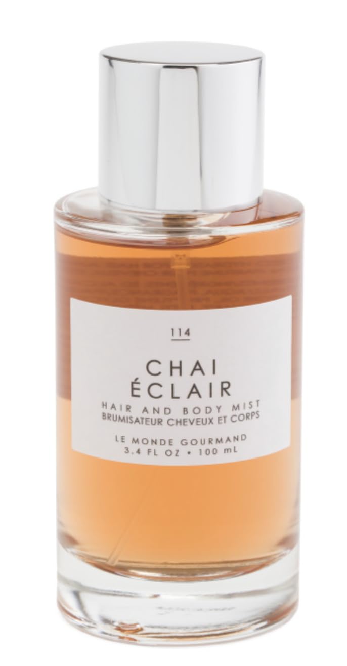 Tru Fragrance Gourmand Chai Eclair Hair & Body Mist 3.4 oz