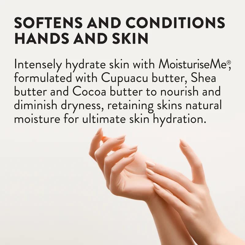 Watermans Moisturiseme Softens And Conditions Hands And Skin, Hand Cream With Allantoin, Cupuacu Butter, Shea Butter, Almond Oil