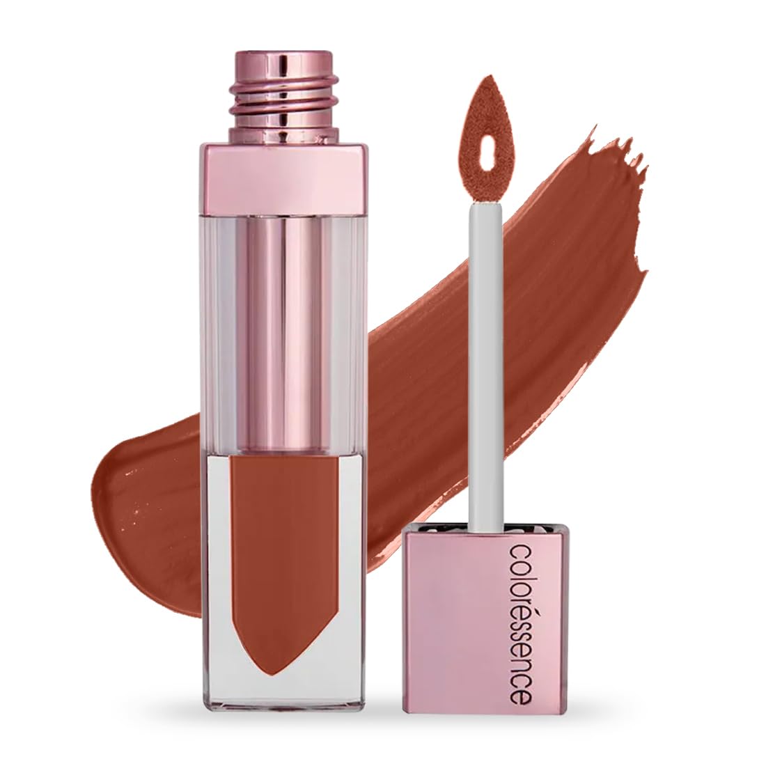 Coloressence Roseate OhMyKiss Transfer Proof Liquid Lipsticks | Hydrating Matte Effect | Super Pigmented | Quick Dry|Paprika F