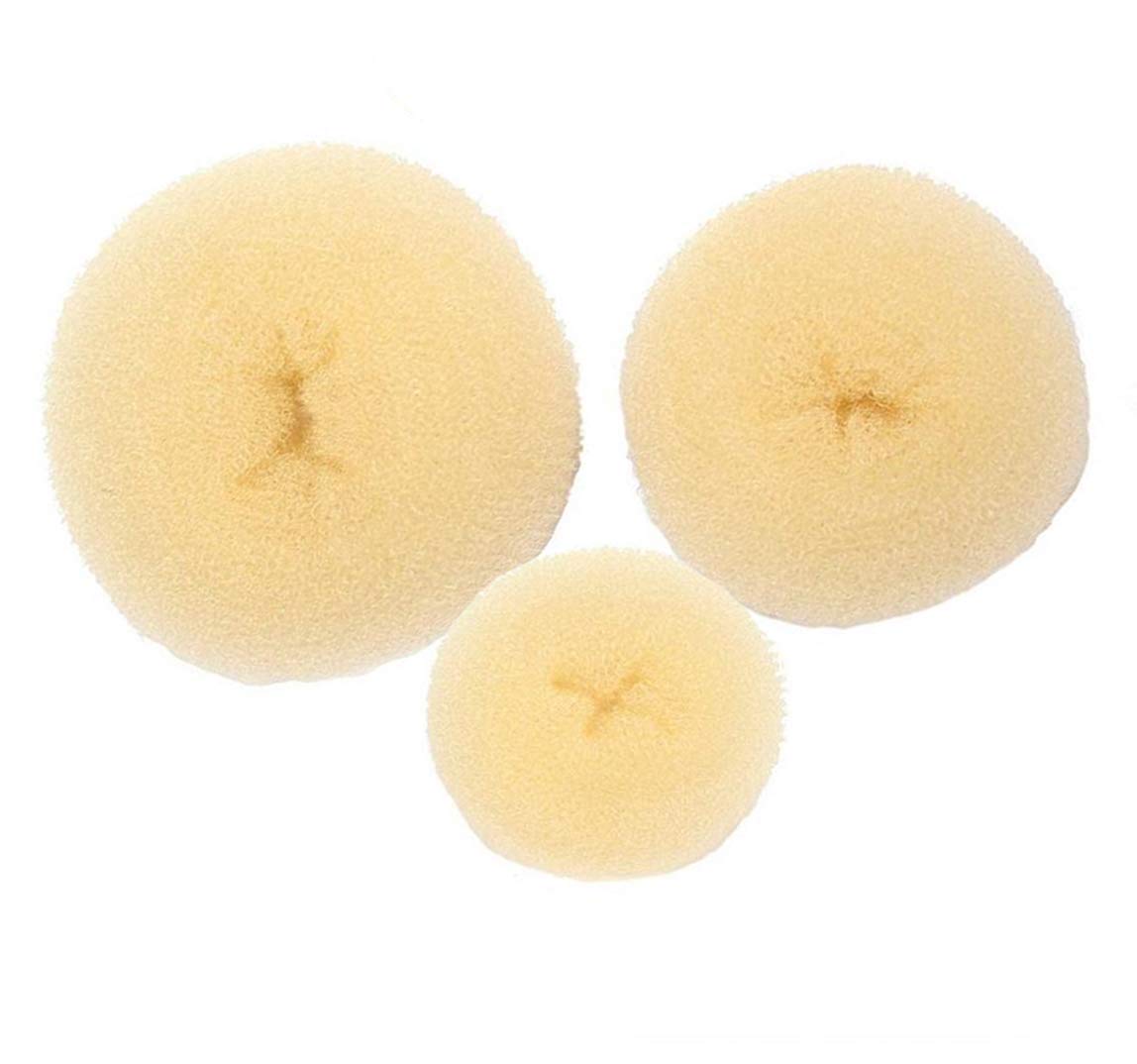 3Pcs Donut Hair Bun Maker Ring Style Bun Maker Set Chignon Hair Doughnut Shape Hair Styling Tool for Women Girls Large+Middle+Sm