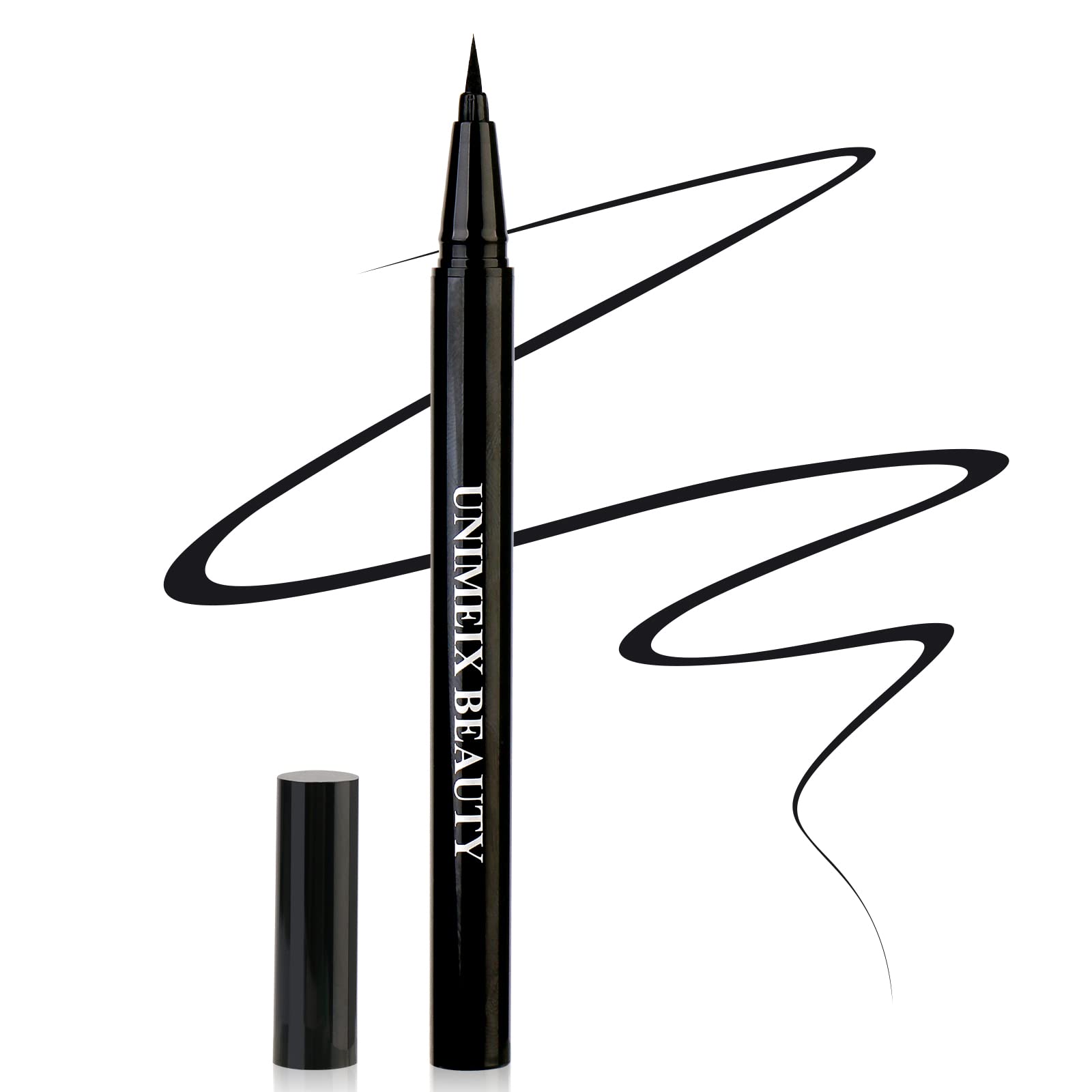 Unimeix Eyeliner Liquid Liner Waterproof Eye Liner Makeup Eyeliner Pen Precise All Day (Black)