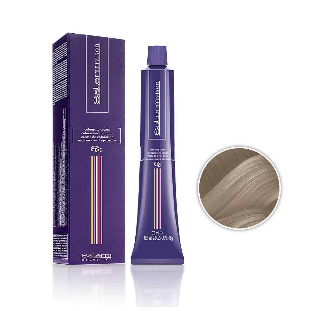 Salermvison Hair Coloring Cream #12.112 Extra Platinum Blonde Copenhagen, 2.3 Ounce