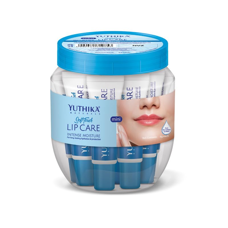 Yuthika Naturals Soft Touch Lip Balm For Soft And Naturally Pink Lips, Moisturizes & Hydrates Dry Lips, Lip Care, Clear, 5 Gram 