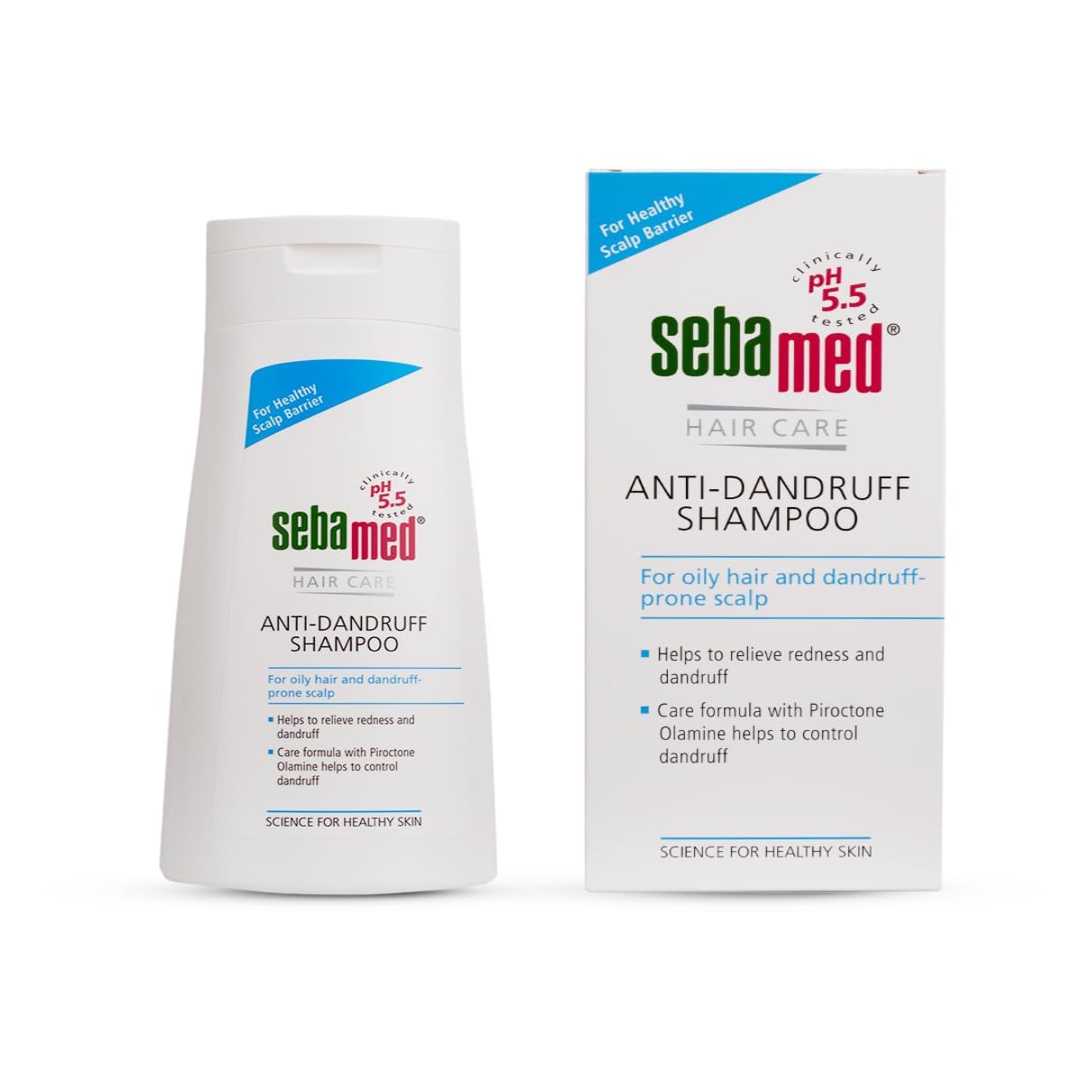 Sebamed Anti Dandruff Shampoo 400 Ml | Ph 5.5 | Reduces Dandruff, Scalp Itching And Irritation | Piroctone Olamine | Phthalates,