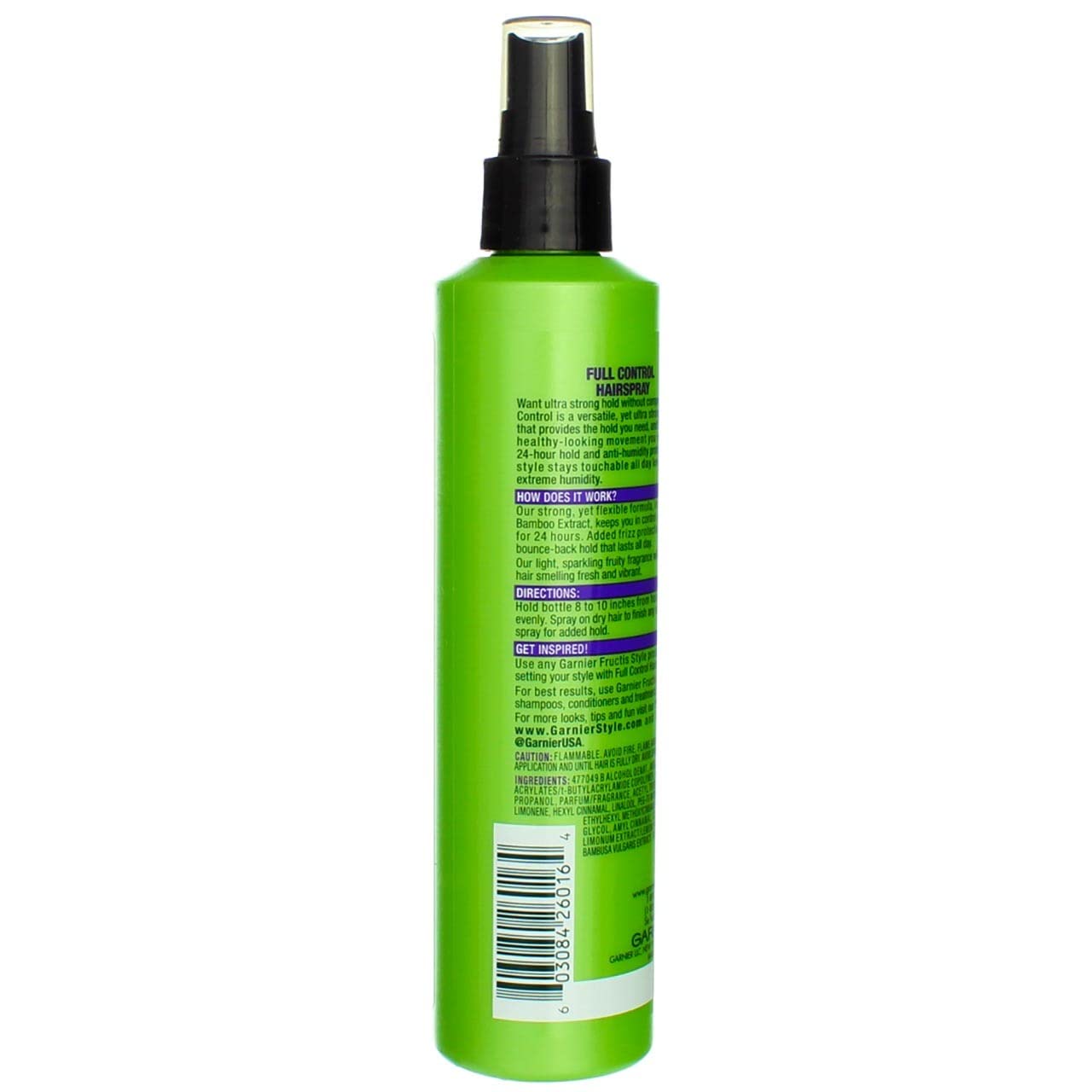 Garnier Fructis Style Full Control Anti-Humidity Non Aerosol Hairspray 8.5 oz (Pack of 3)