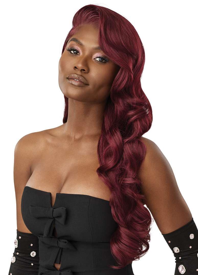Outre Lace Front Wig - Perfect Hair Line 13X6 - True Frontal - Peak 701 (JET BLACK 1)