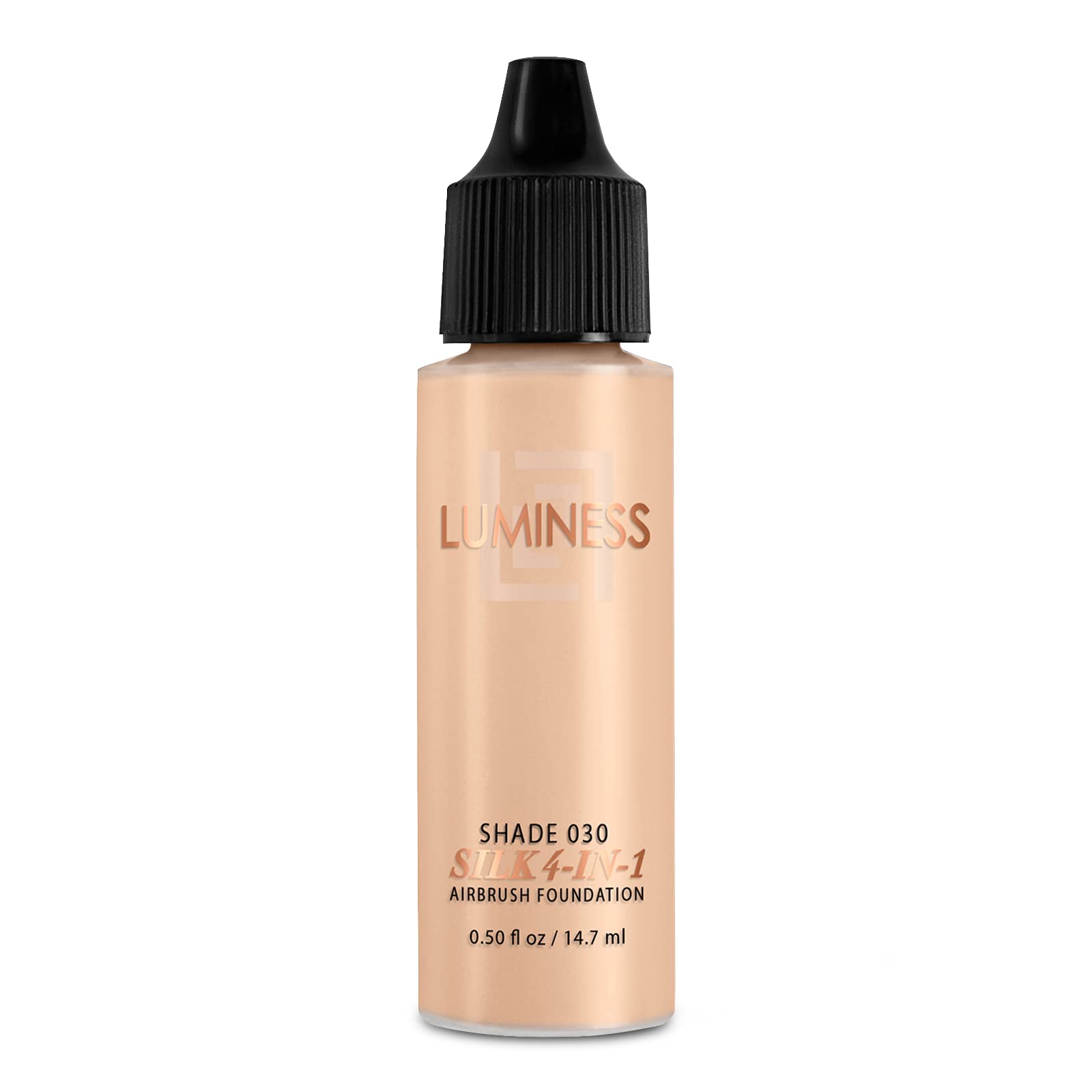 Luminess Air Silk 4-In-1 Airbrush Foundation- Foundation, Shade 030 (.5 Fl Oz) - Sheer to Medium Coverage - Anti-Aging Formula H
