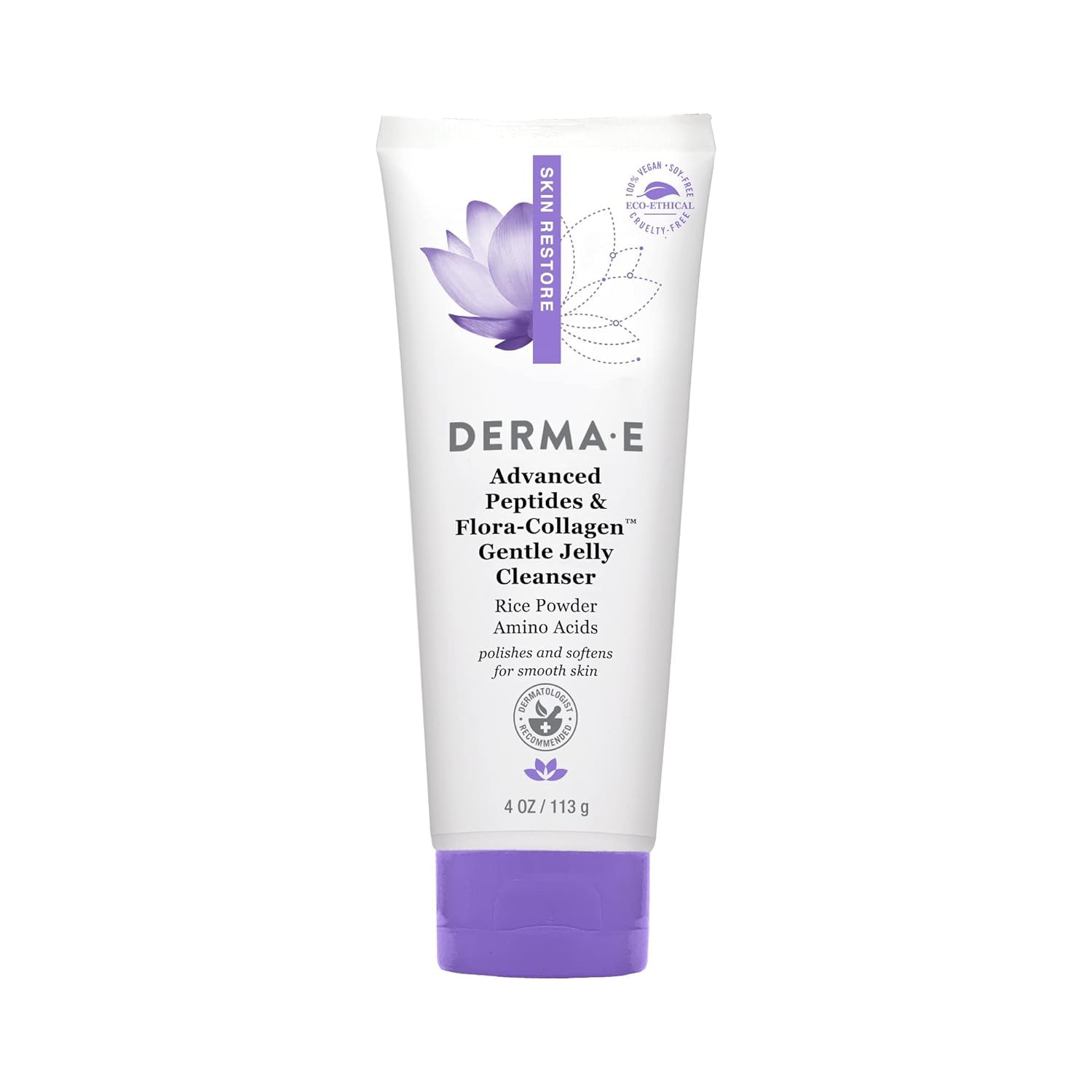 Derma E By Derma E Skin Restore Advanced Peptides & Flora-Collagen Gentle Jelly Cleanser --113G4Oz(D0102H5X556)