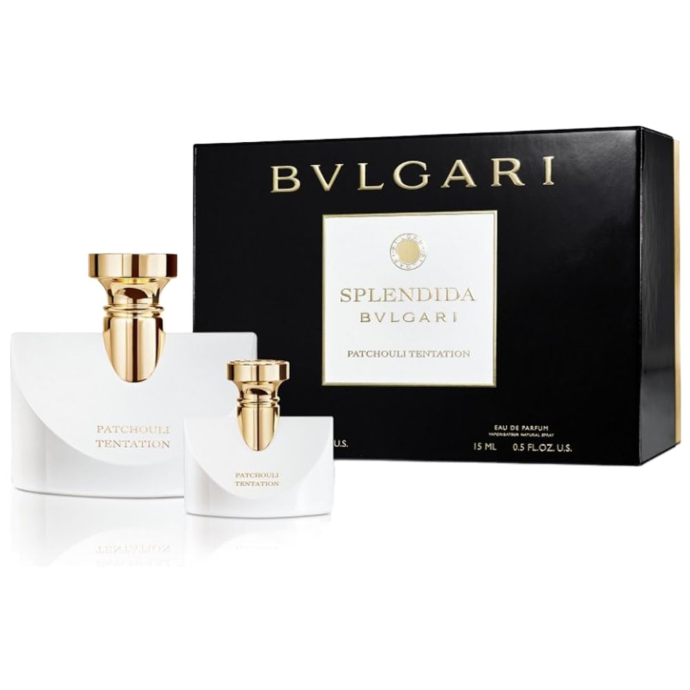 Splendida Bvlgari Patchouli Tentation by Bvlgari for Women  2 Pc Gift Set 3.4oz EDP Spray, 0.5oz EDP Spray