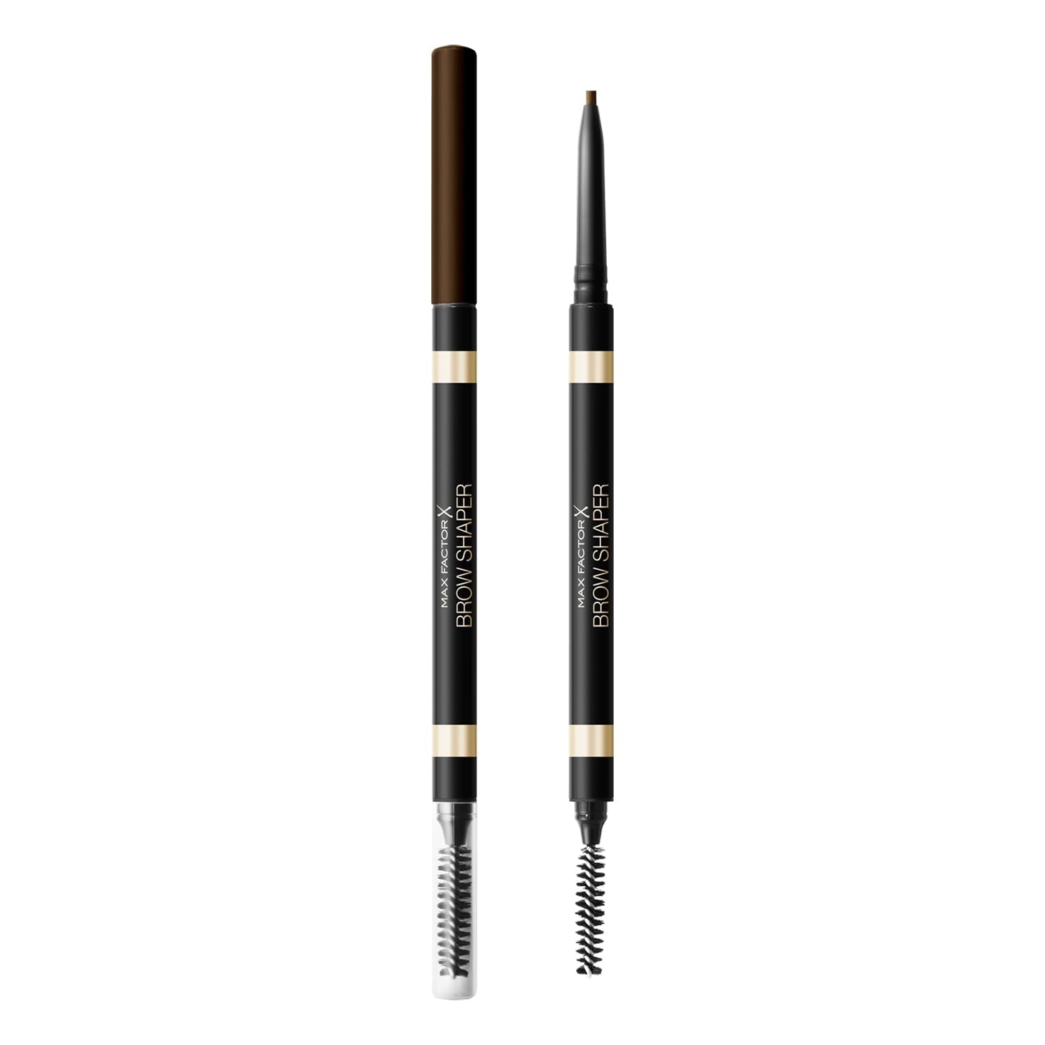 Max Factor Brow Shaper Pencil for Women, 30 Deep Brown, 01 Ounce