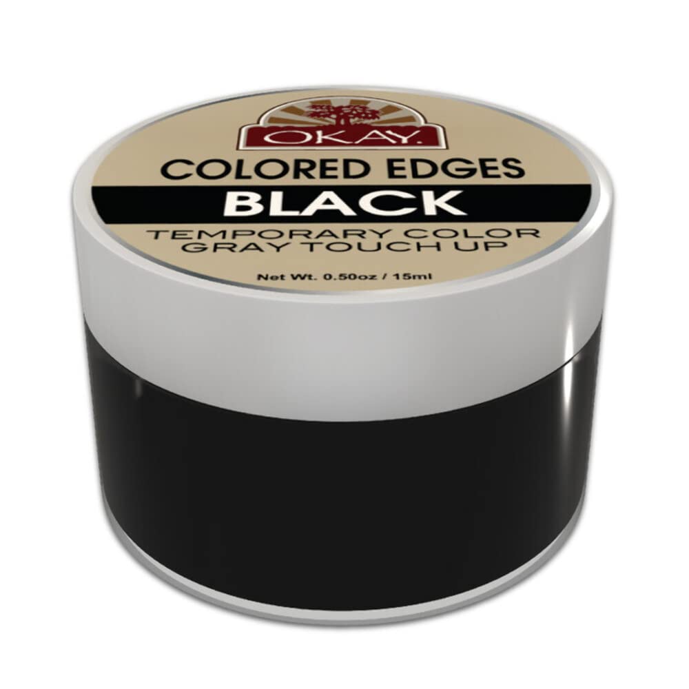 Okay Colored Edges Black .5Oz / 15Ml