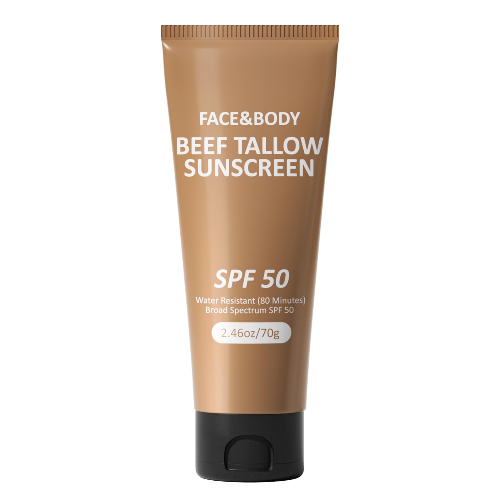 Tallow Sunscreen, Beef Tallow for Skin, Grass Fed Beef Tallow Sunscreen, Non Greasy Organic Natural Unscented Formula for Sensit
