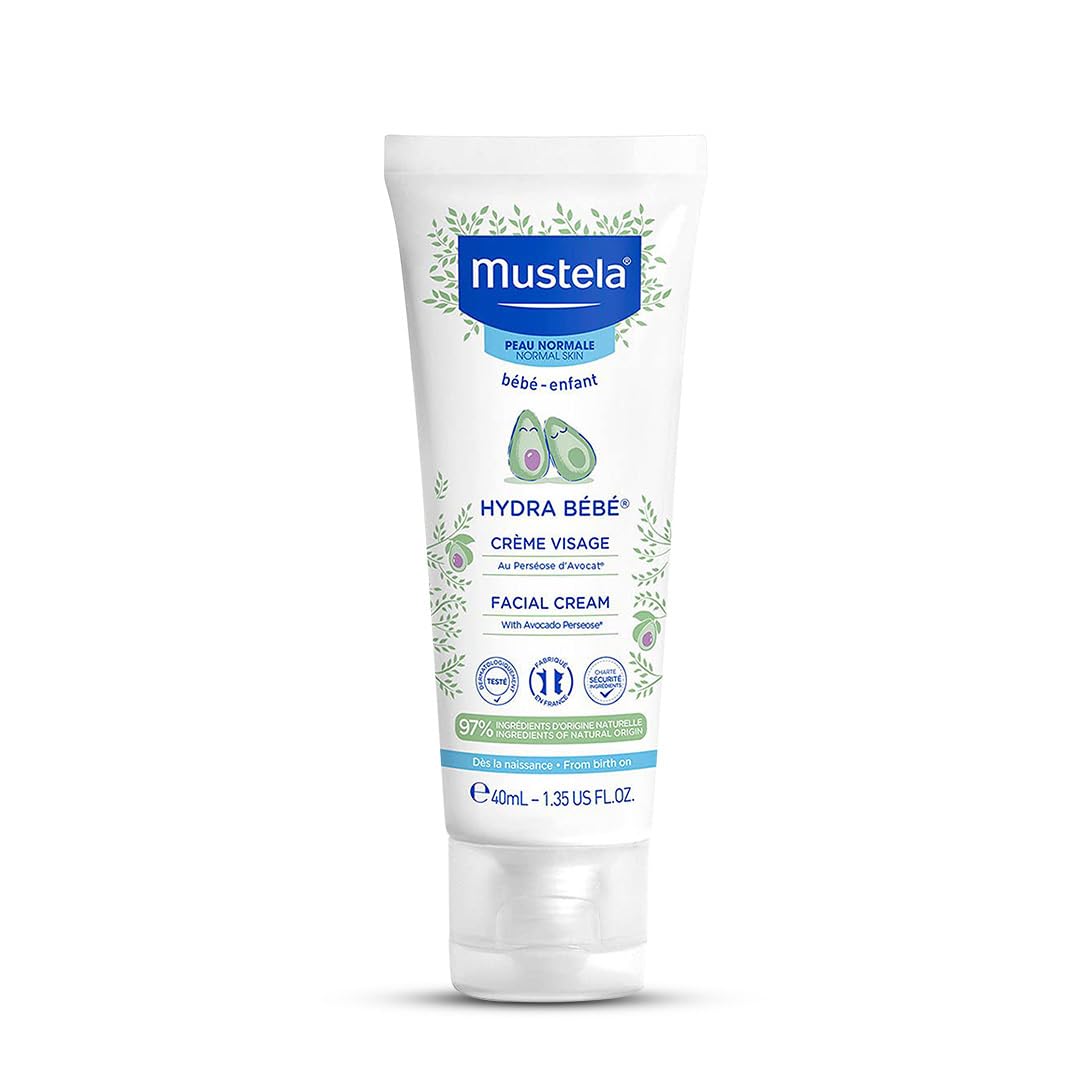 Mustela Hydra Bebe Facial Cream  40Ml (1.35Oz)  Moisturizing Skincare For BabyS Face