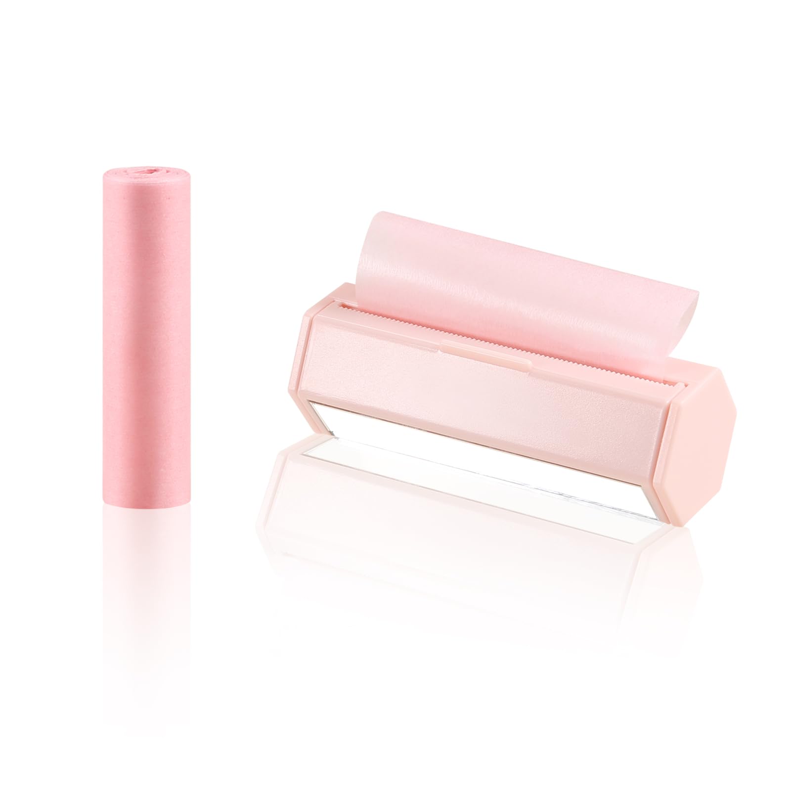 Boobeen Oil Blotting Sheets for Face, Oil Control Film, Absorbing Paper for Oily Skin, Rolled Tissue with Small Side Mirror,Easy