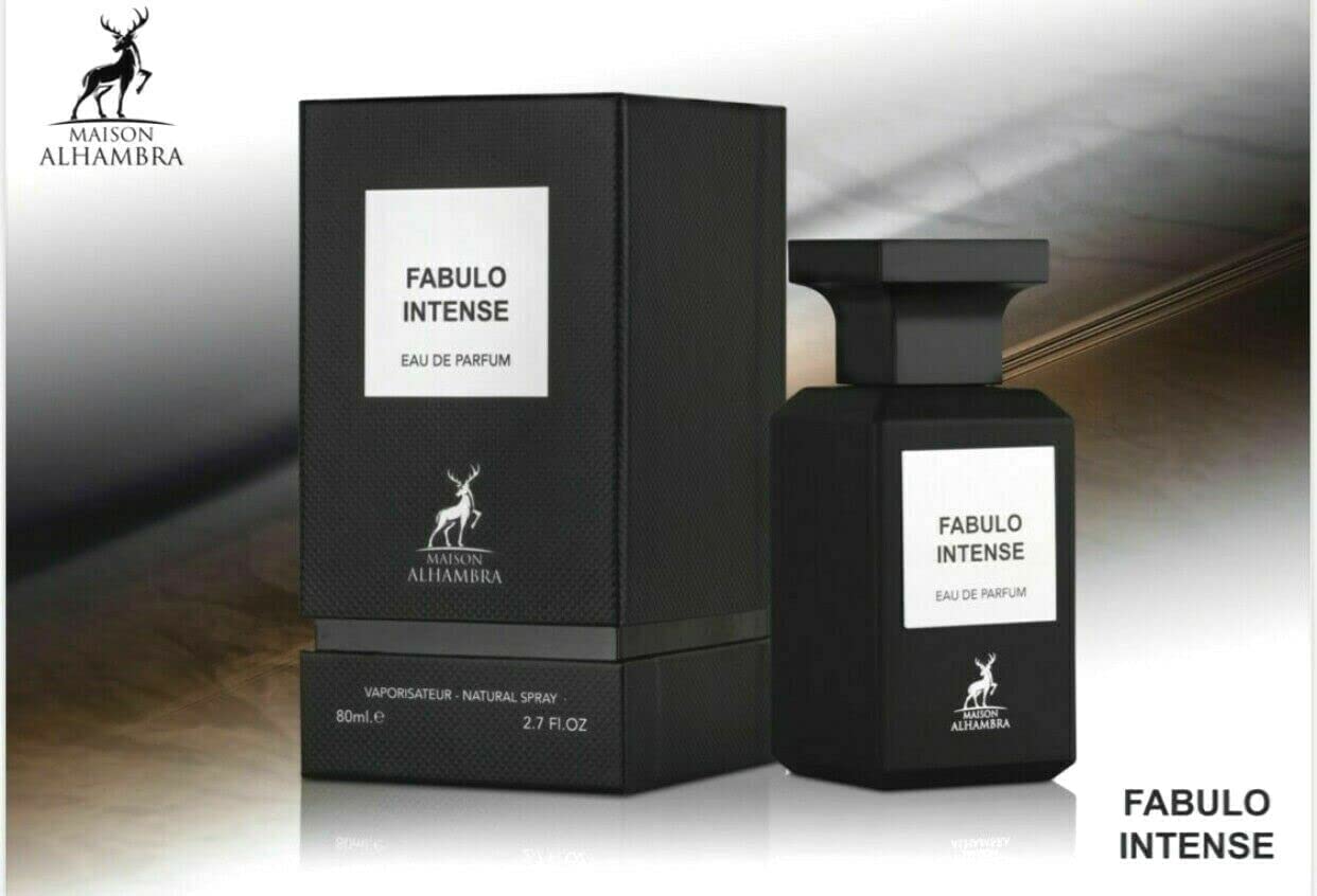 Maison Alhambra Alhambra Fabulo Intense Eau de Parfum Spray for Men, 2.7 Fl Oz