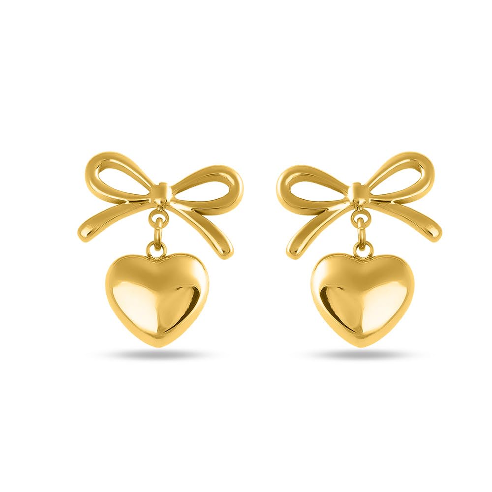 Palmonas 18K Gold Plated Wrapped With Love Earring For Women  Gift For Girls & Women | Waterproof & AntiTarnish Earrings
