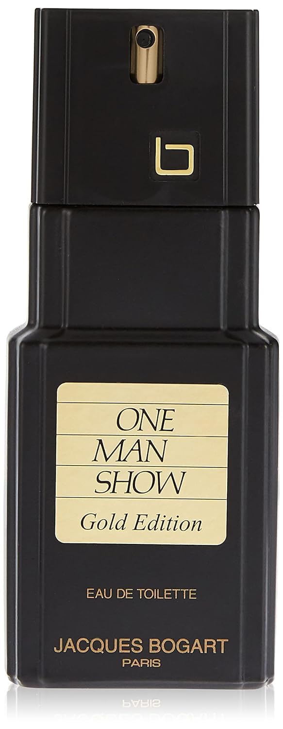 Jacques Bogart One Man Show Eau De Toilette Spray (Gold Edition) for Men, 3.33 Ounce