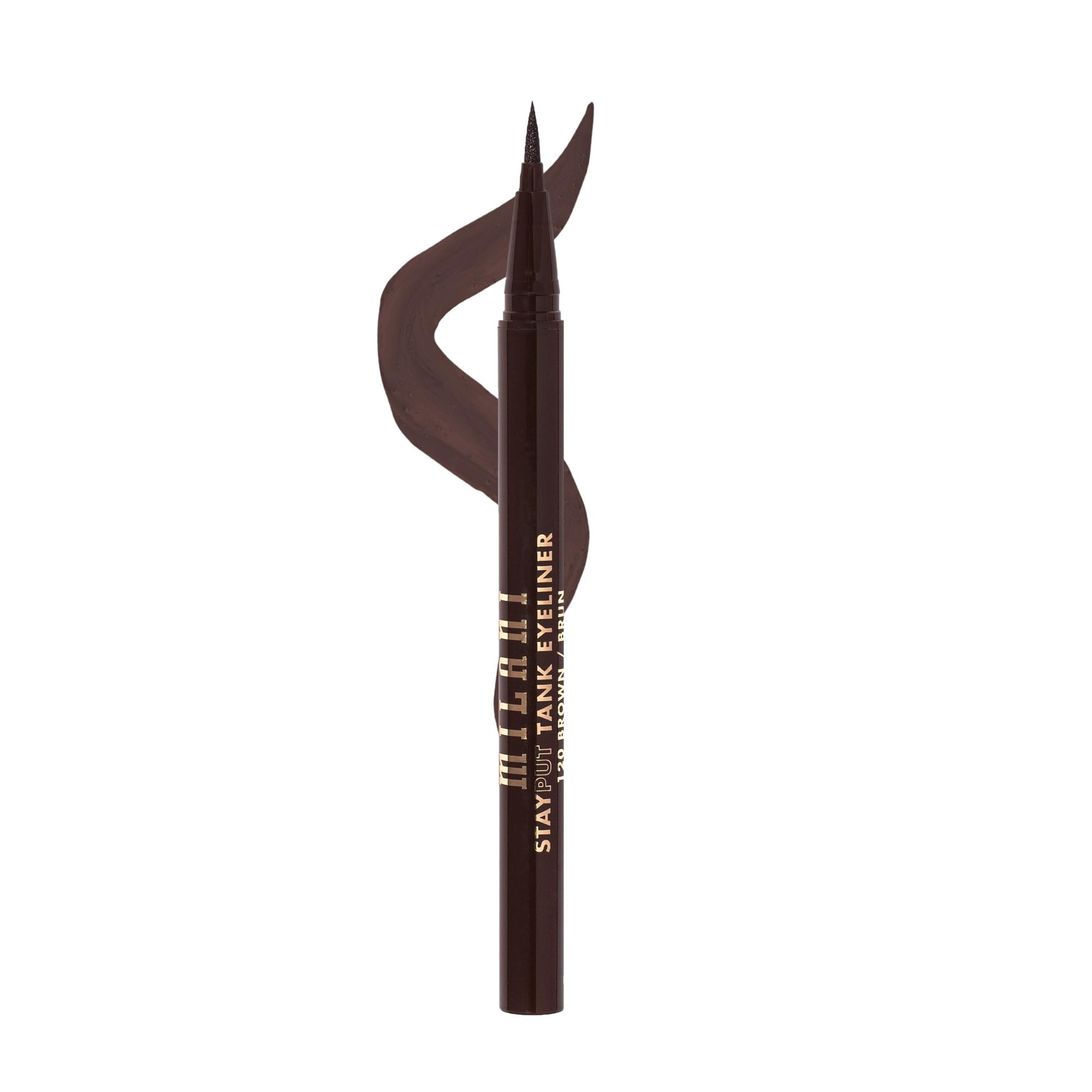 Milani The Tank Liquid Eyeliner - No-Skip Liquid Eyeliner Pen, Waterproof Formula, Makeup Pen, Long Lasting & Smudgeproof - 120