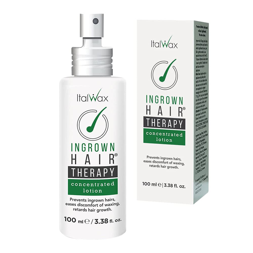 Italwax Ingrown Hairs Therapy Concentrated Lotion 100ml / 3.38fl.oz - Prevents and slows down ingrown hairs occurrence - Ideal f