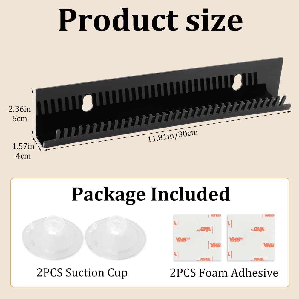 JIANWEI Hair Extension Holder, Weft Holder Braiding Hair Rack w/2 Suction Cups, Professional Hair Styling Tool for Washing, Colo
