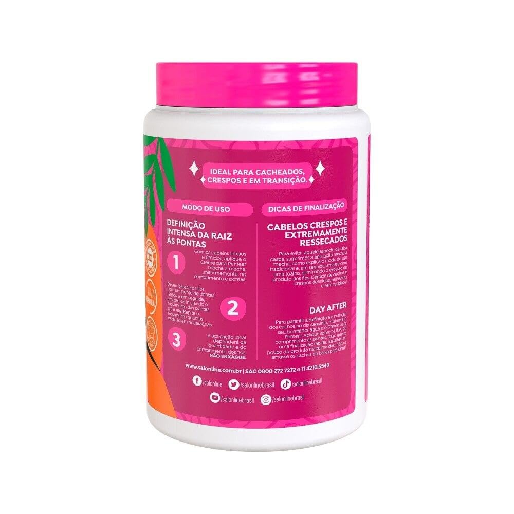 Linha Tratamento (Creme Para Pentear) Salon Line - Definicao Intensa 1000 Gr - (Salon Line Treatment (Combing Cream) Collection