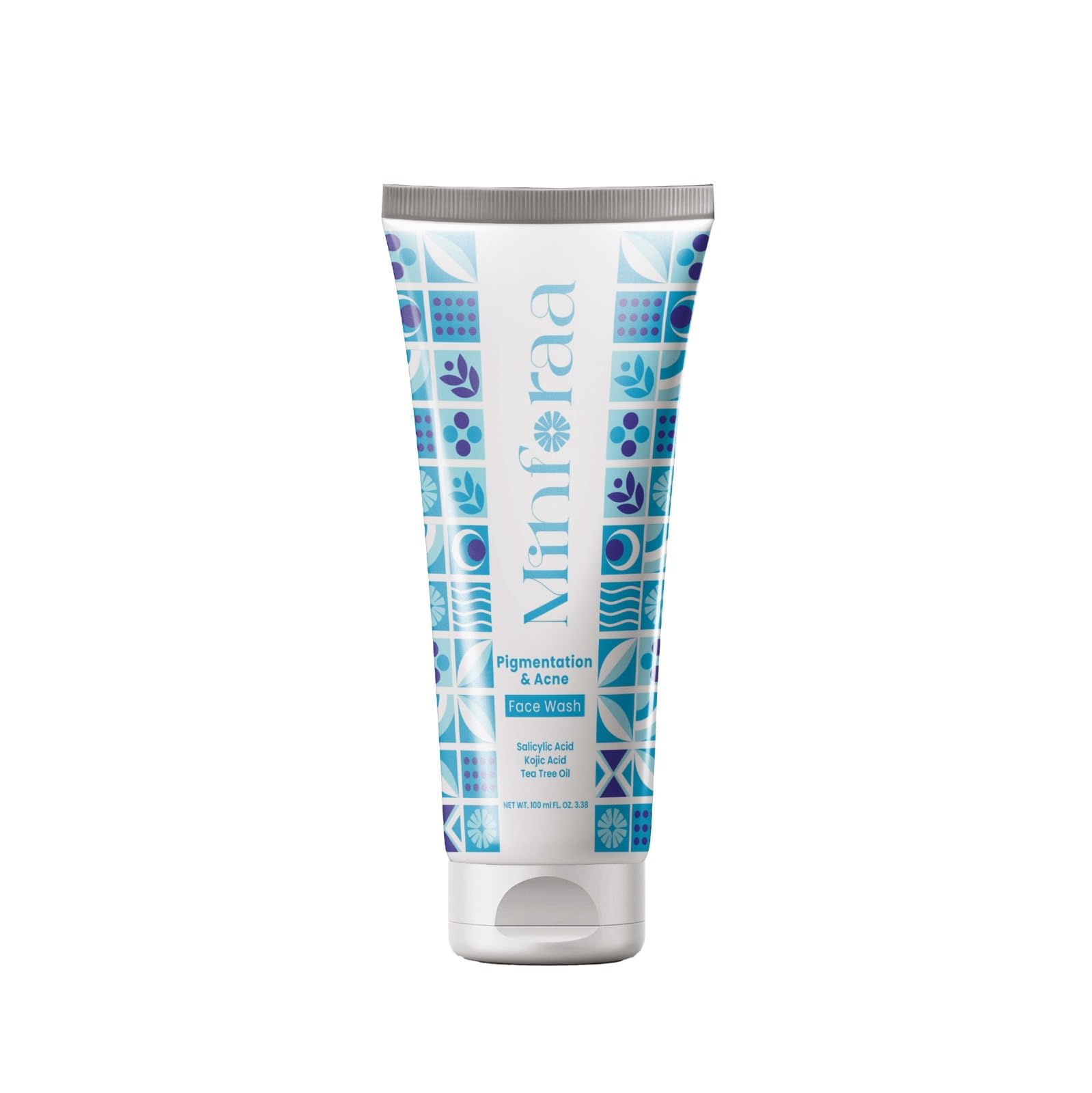 Minforaa Pigmentation & Acne Face Wash 100Ml |Deep Cleansing Foaming Cleanser For Dark Spots & Pimple Control | Gentle Daily Use