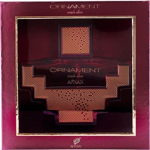 Afnan Ornament Purple Allure By Afnan Perfumes , Eau De Parfum Spray 3.4 Oz