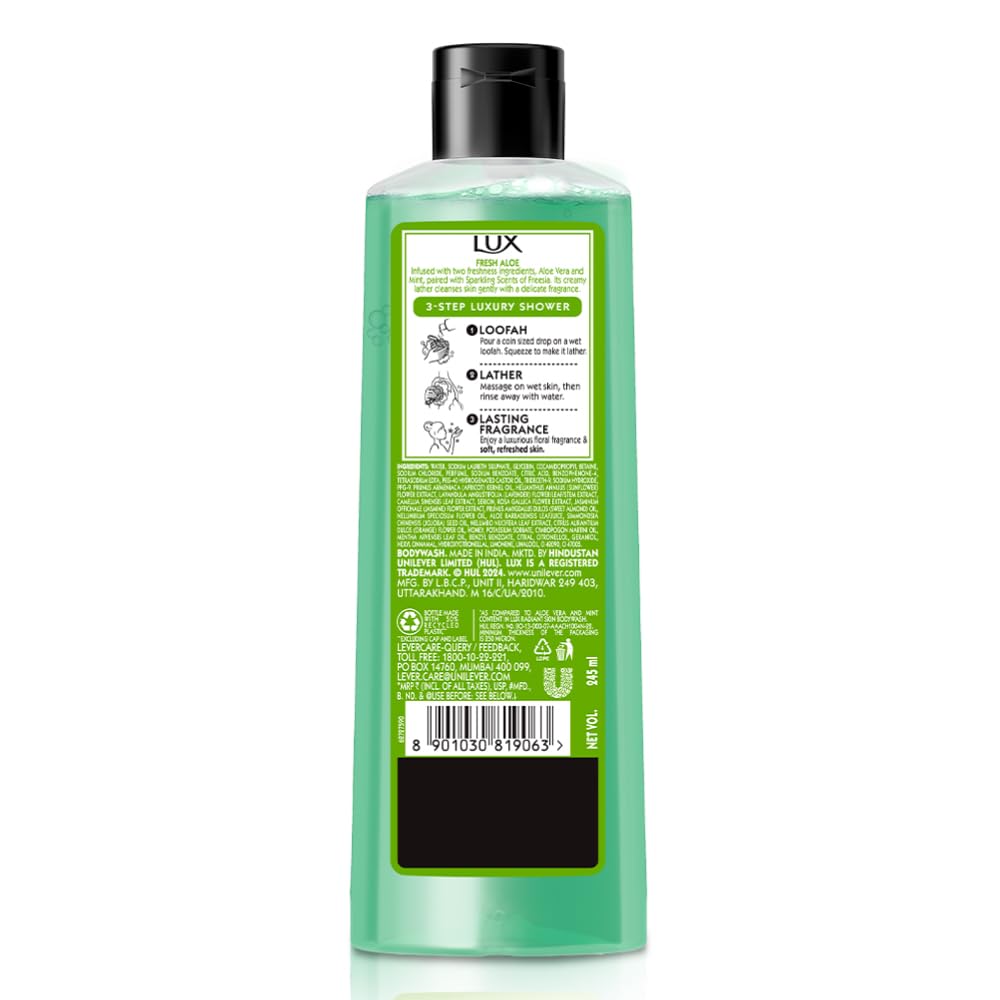 Lux Freesia Scent & Aloe Vera Bodywash - 245 ml/8.28 Fl.Oz
