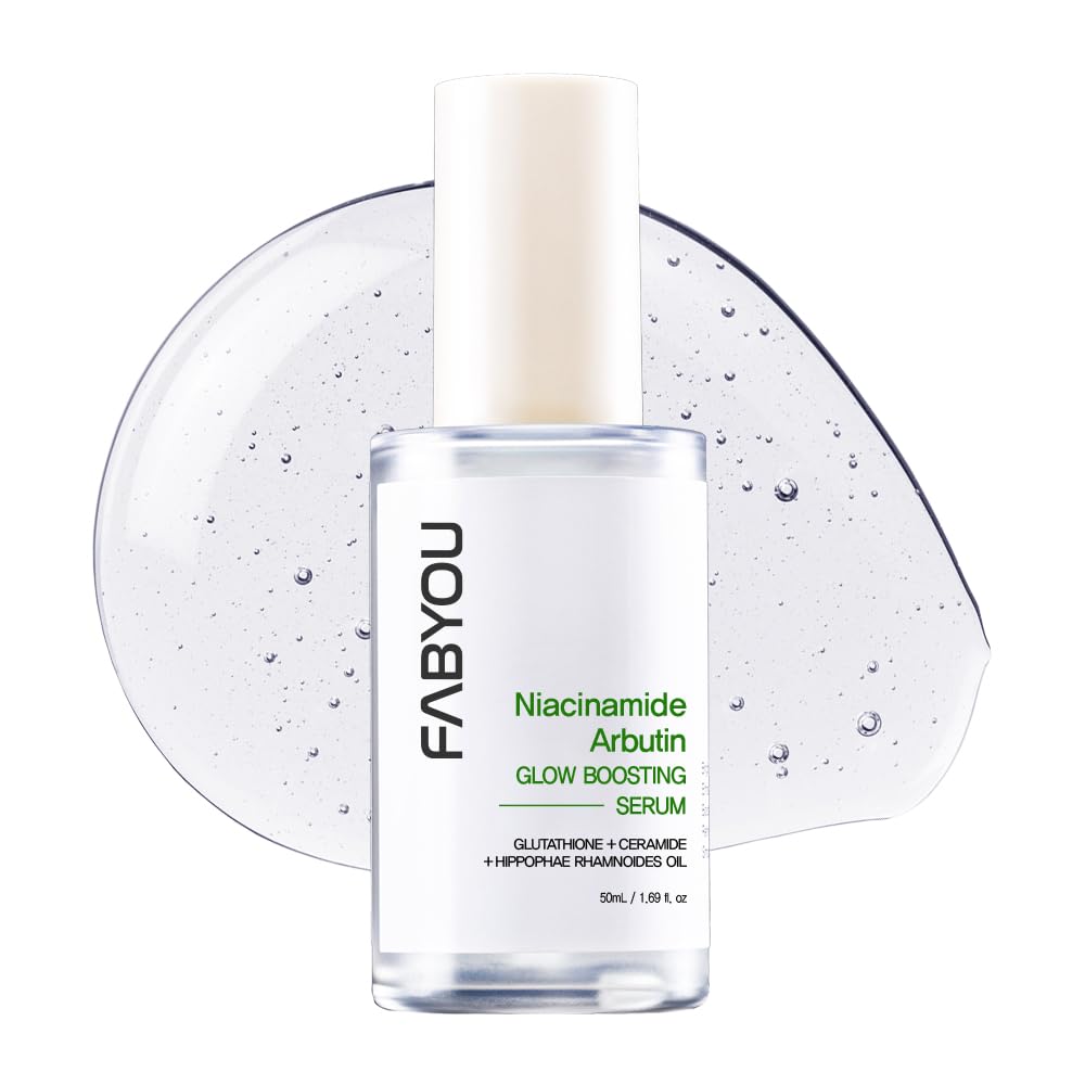 FABYOU Niacinamide Arbutin Glow Boosting Serum 1.69 Oz - Clarifying, Pore Care with 10% Niacinamide & Arbutin. Fast Absorbing,Ra