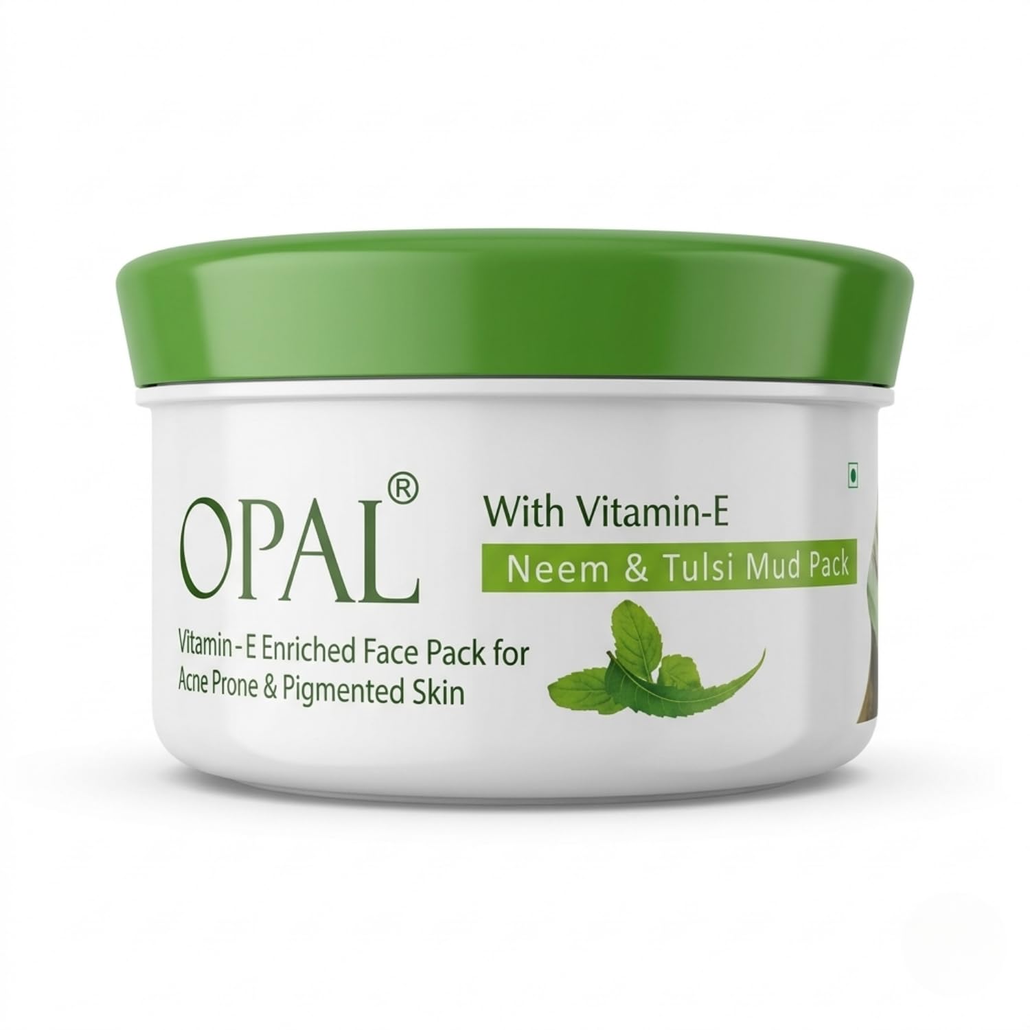 Opal Neem & Tulsi Mud Face Pack For Oil Control, Scar Reduction | Reduces Aging Lines, Dark Patches, Keeps Skin Smooth & Radiant