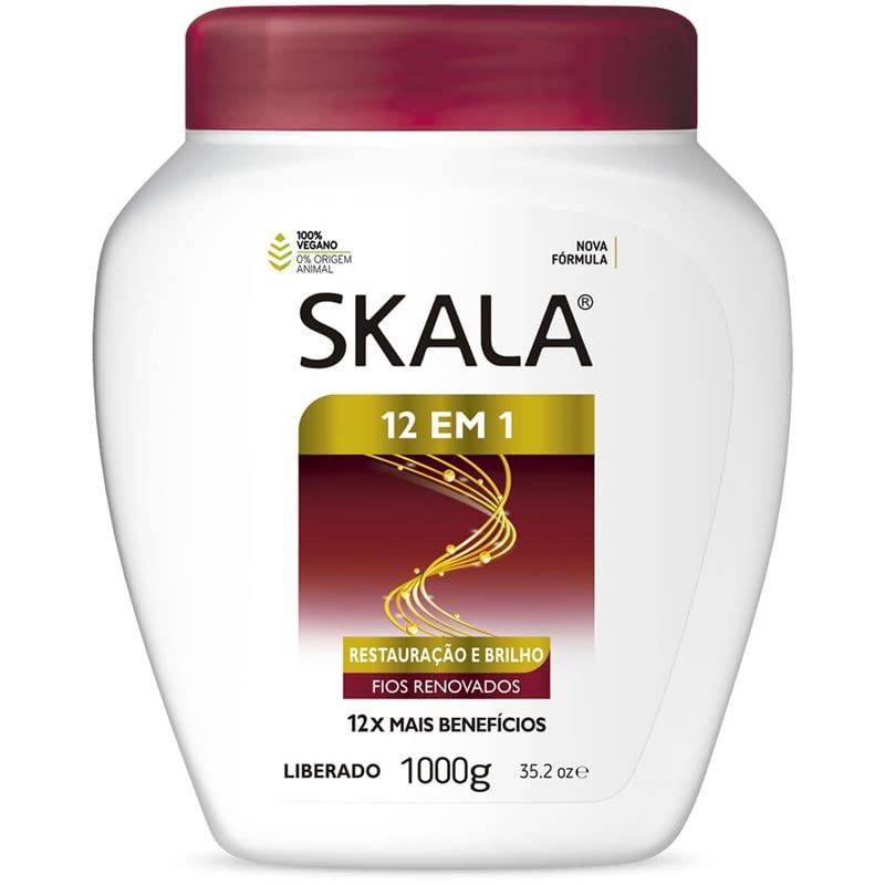 SKALA - Restauracao - Creme de Tratamento 12 em 1 (1000 Gr) - (12 in 1 Treatment Cream Net 33.81 Oz)