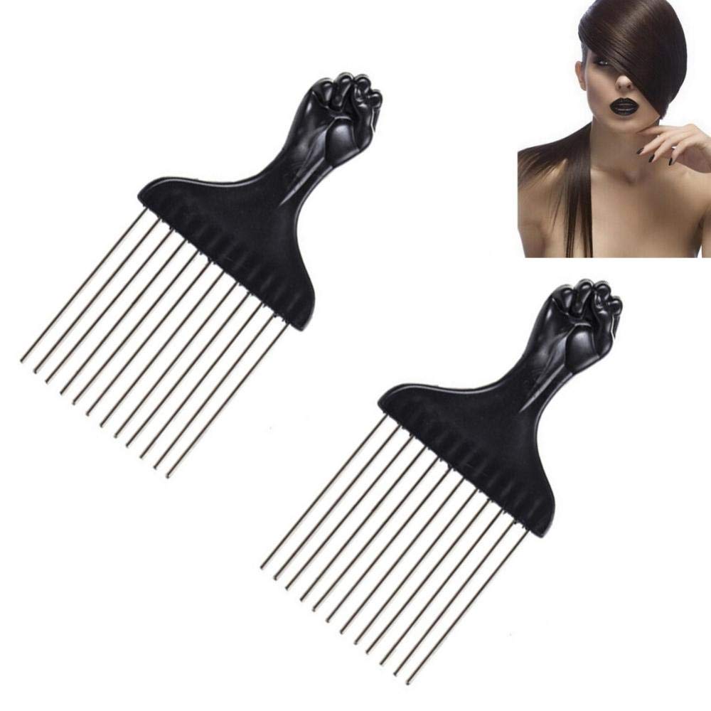 Afro Hair Comb Insert, Curly Brush Fork for Salon Styling