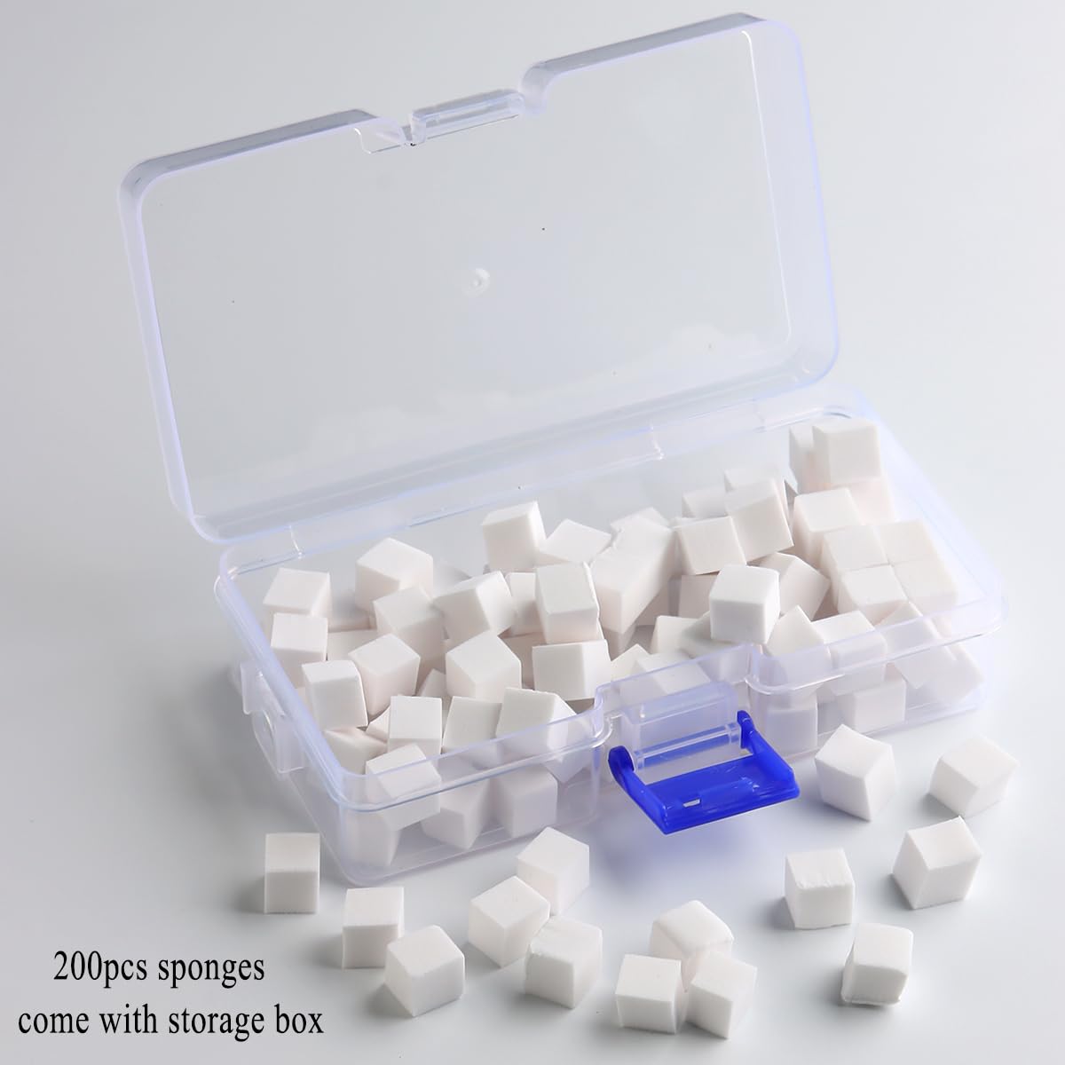 Fcozpjk 200pcs Mini Soft Nail Art Sponges - Ombre, Aura, Gradient Nail Design Tools & Gel Polish Blending Sponge Applicator