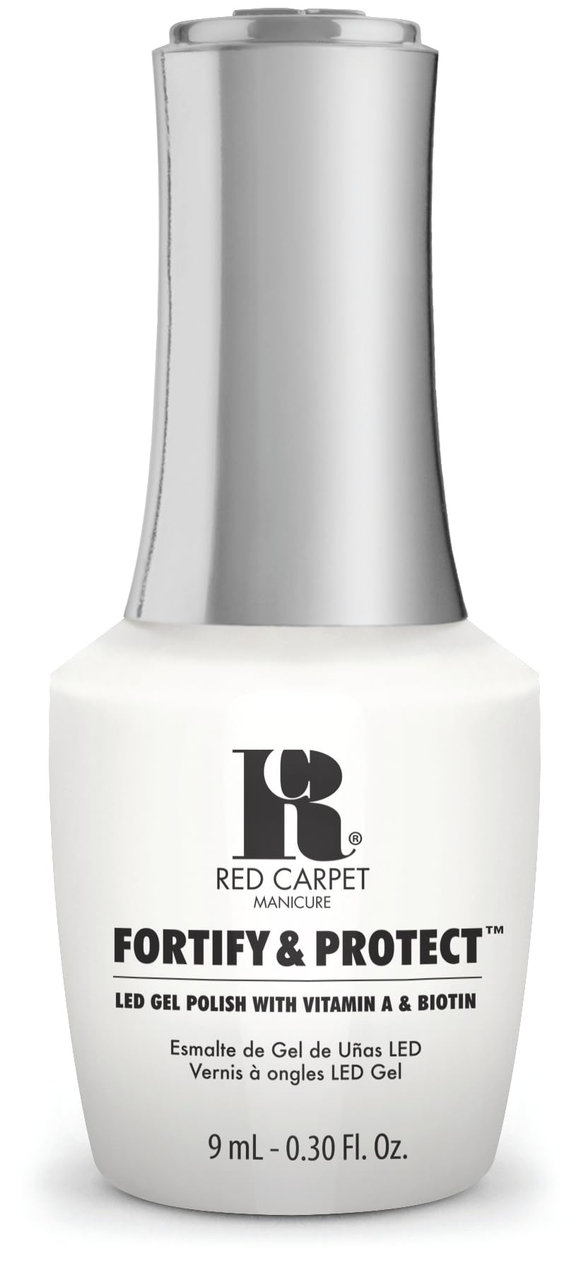 Red Carpet Manicure Fortify & Protect LED Nail Gel Color - Long-Lasting Soak Off Polish. Vibrant, Professional, High Shine, Chip