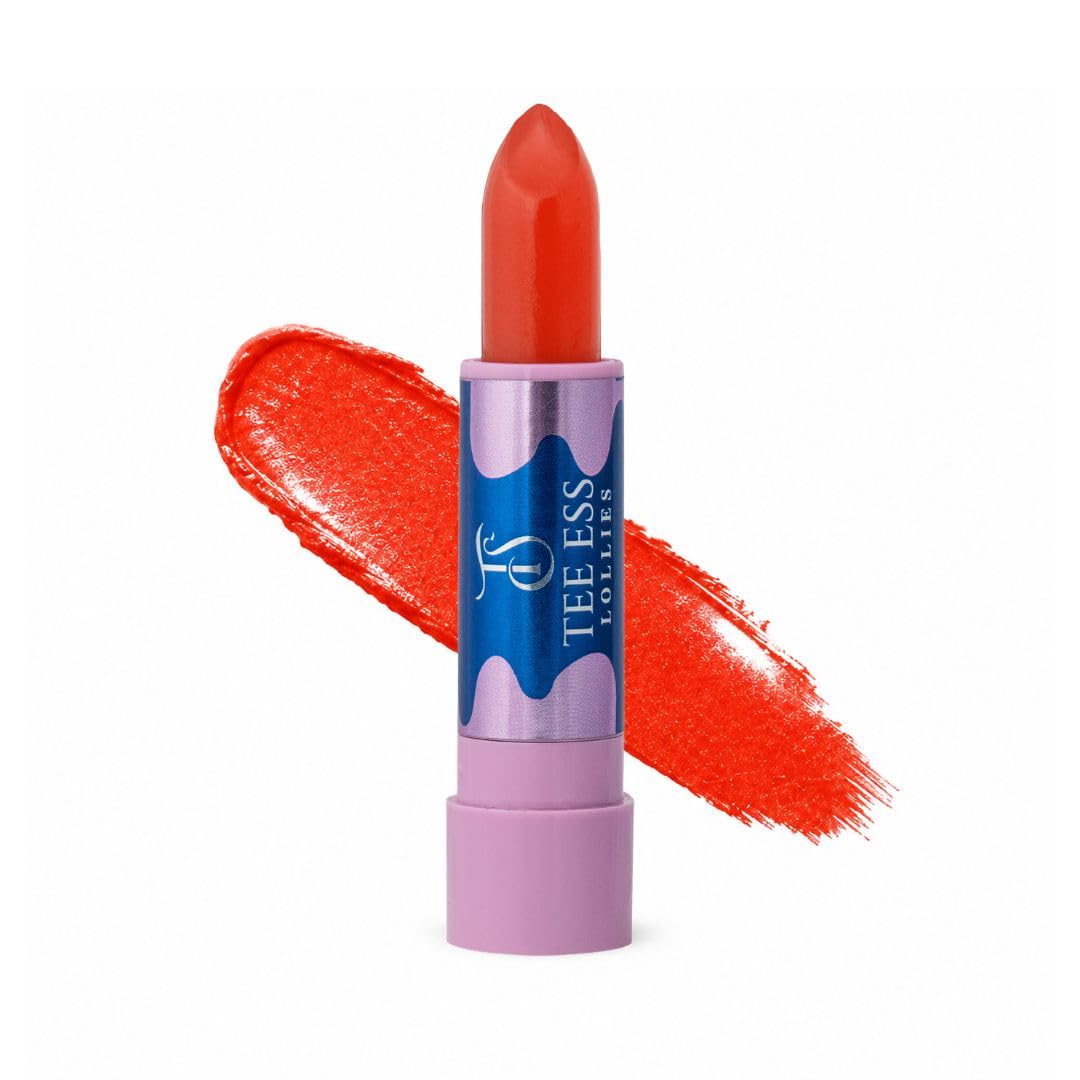 Tee Ess Lollies 3In1 Multi Use Lipstick | Used As Lipstick ,Highlighter And Eyeshadow | With Ph Adaptive Colour| High Shine Fi