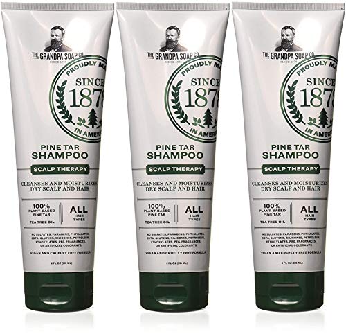 Grandpas Pine Tar Shampoo, 8 Ounce - 3 pack