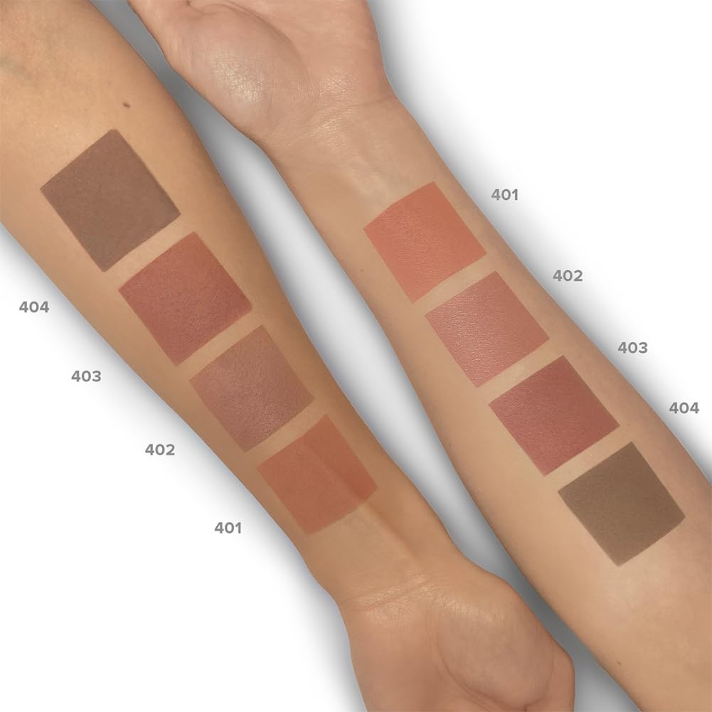 Lamel Pink Blush Cheek Color Mini - Blendable Natural Blush Powder - Enhances & Defines Shapes & Features - Contouring Powder Bl